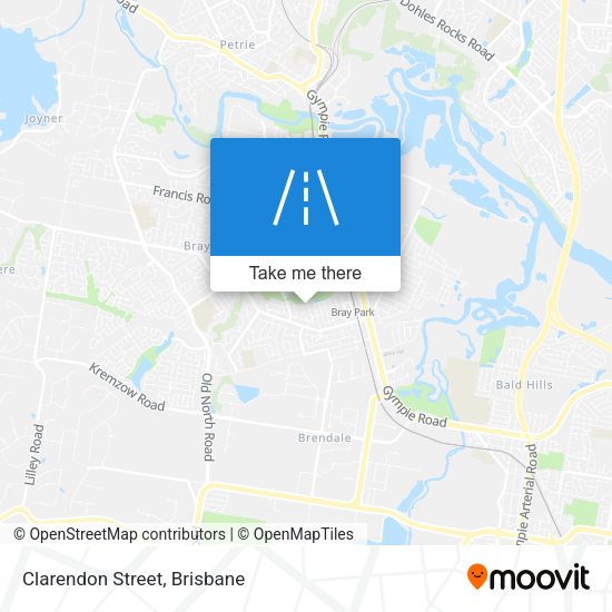 Clarendon Street map