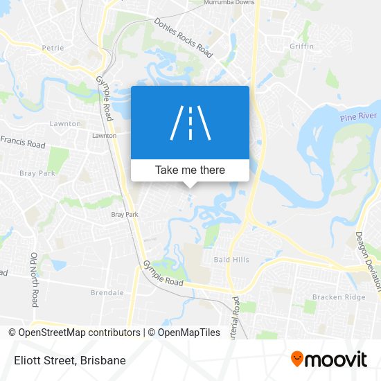 Eliott Street map