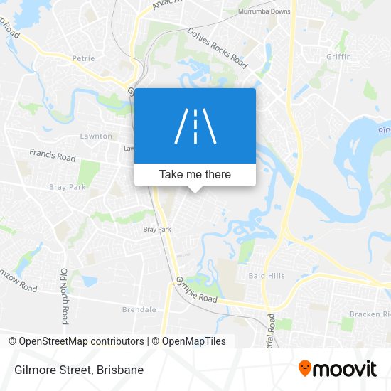Gilmore Street map