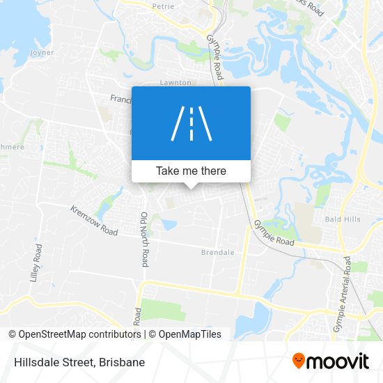 Hillsdale Street map