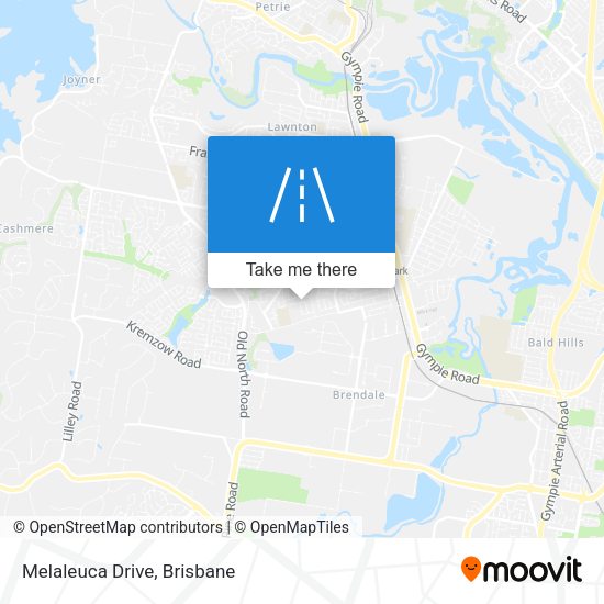Melaleuca Drive map