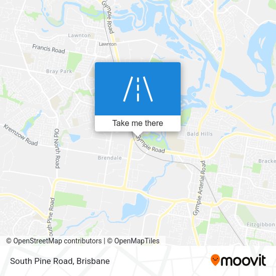South Pine Road map