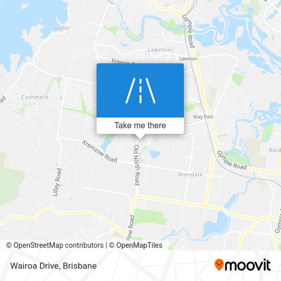 Wairoa Drive map