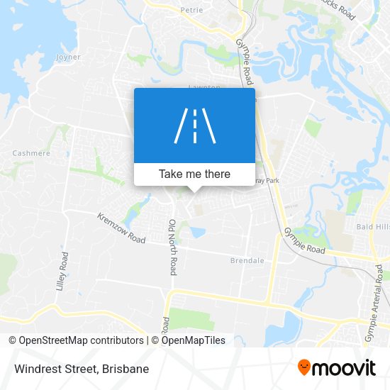 Windrest Street map