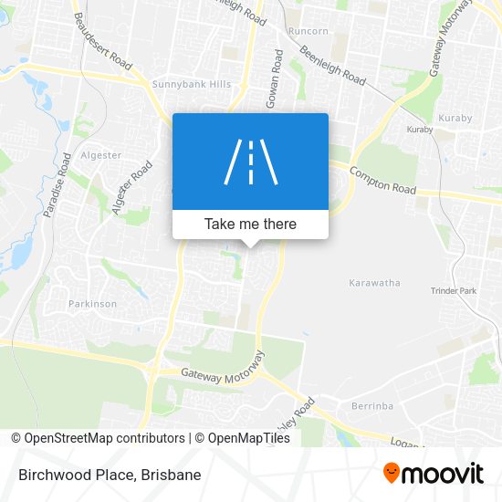 Birchwood Place map