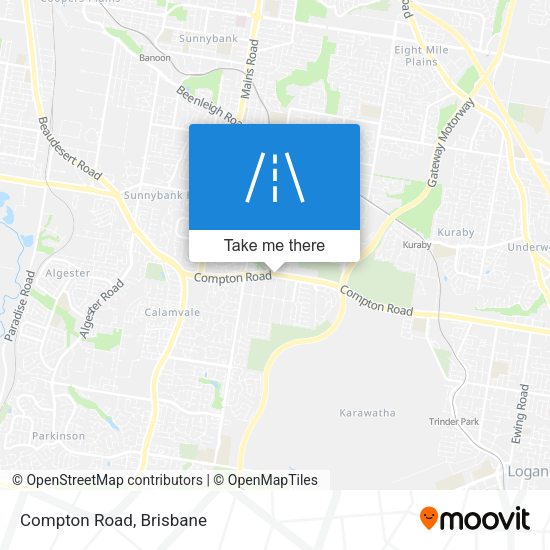 Compton Road map