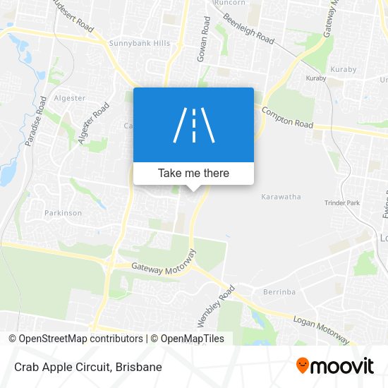Crab Apple Circuit map