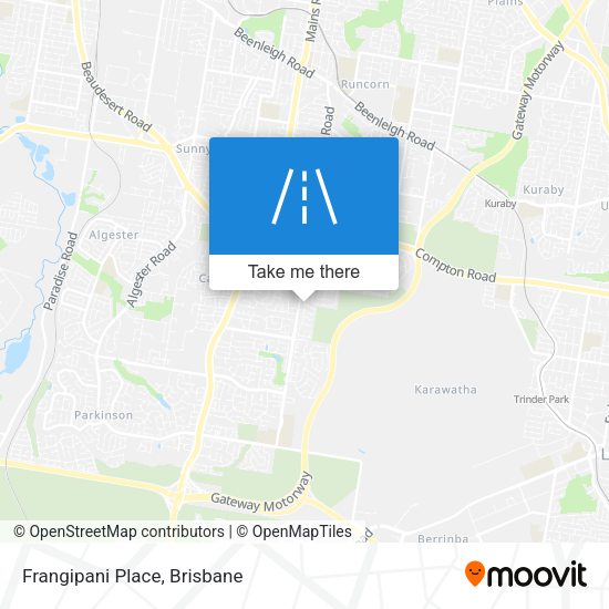 Frangipani Place map