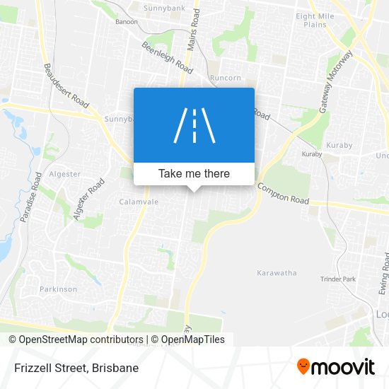 Frizzell Street map