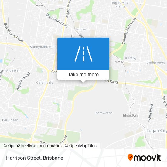 Harrison Street map