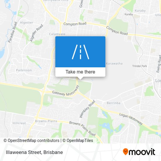 Illaweena Street map