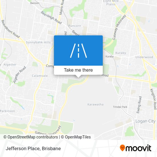 Jefferson Place map