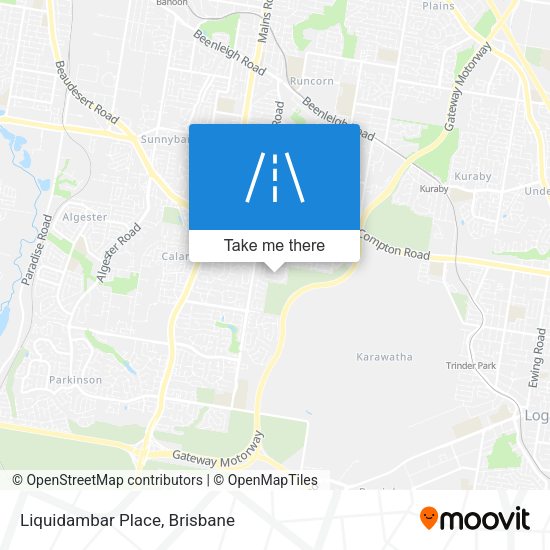 Liquidambar Place map