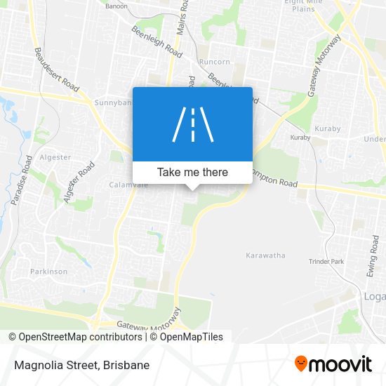 Magnolia Street map