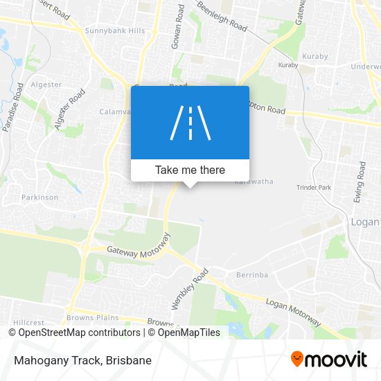 Mahogany Track map