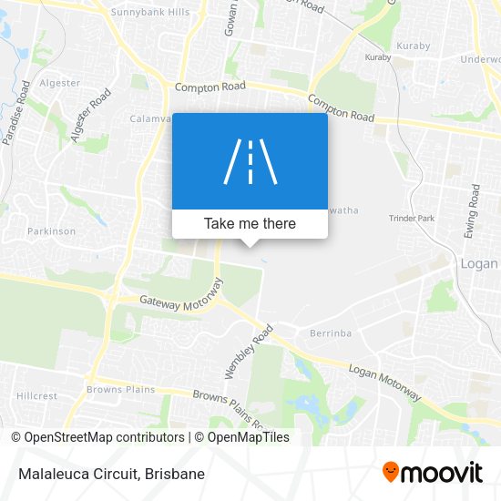 Malaleuca Circuit map