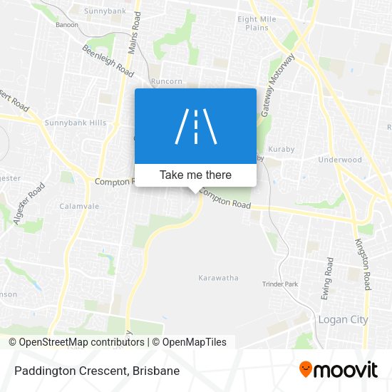 Paddington Crescent map