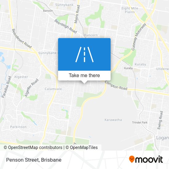 Penson Street map