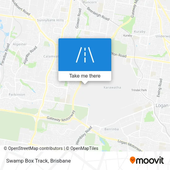 Swamp Box Track map