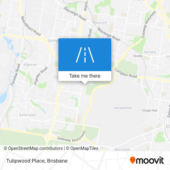 Tulipwood Place map