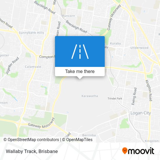 Wallaby Track map