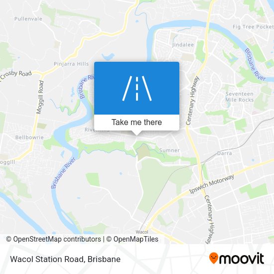 Wacol Station Road map