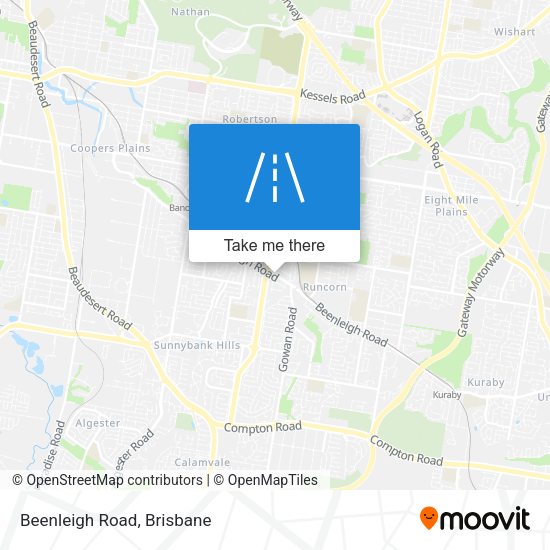 Beenleigh Road map