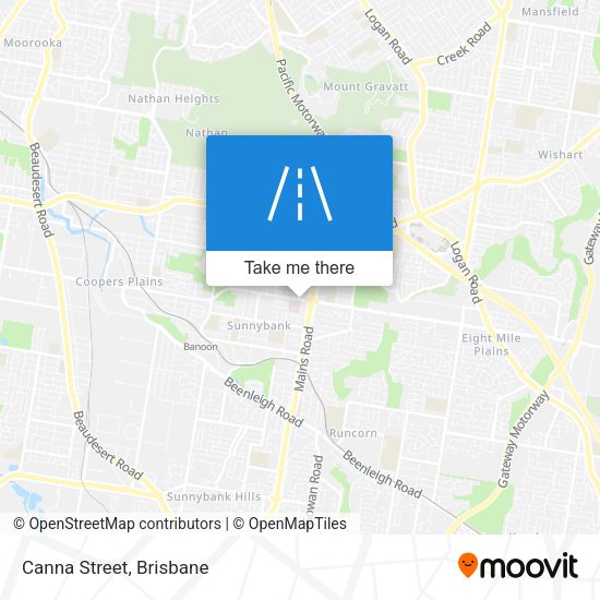 Canna Street map
