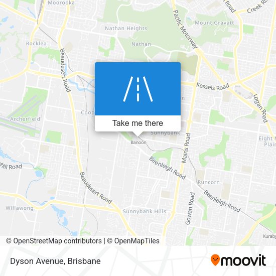 Dyson Avenue map
