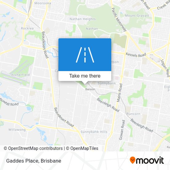 Gaddes Place map