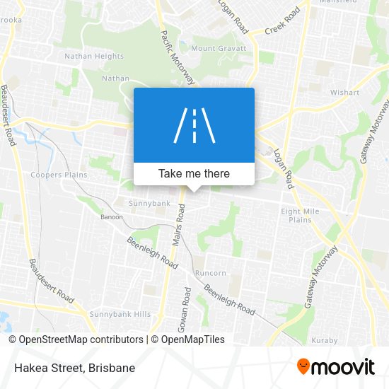 Hakea Street map
