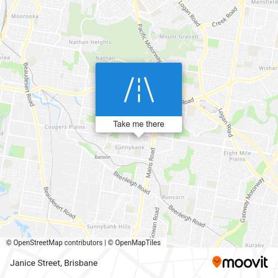 Janice Street map