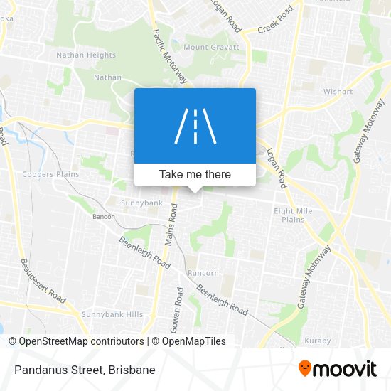 Pandanus Street map