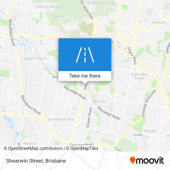 Shearwin Street map