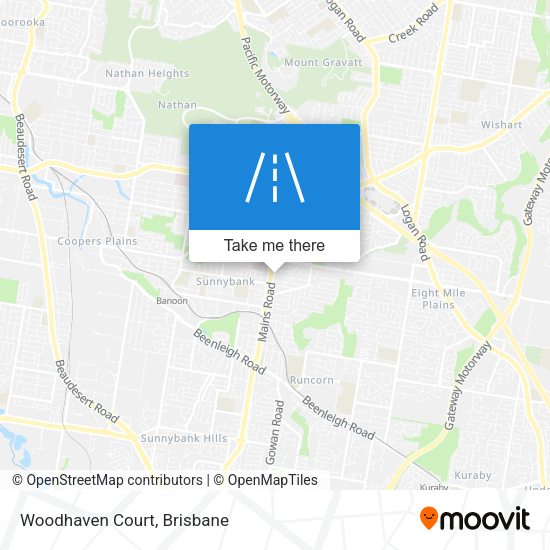 Woodhaven Court map