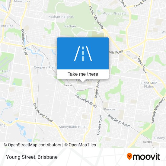 Young Street map