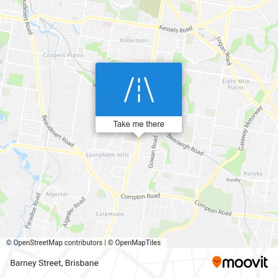 Barney Street map