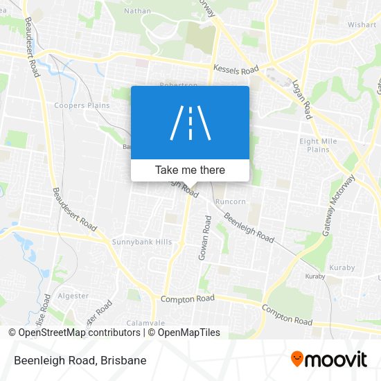 Beenleigh Road map