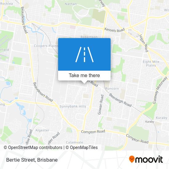 Bertie Street map