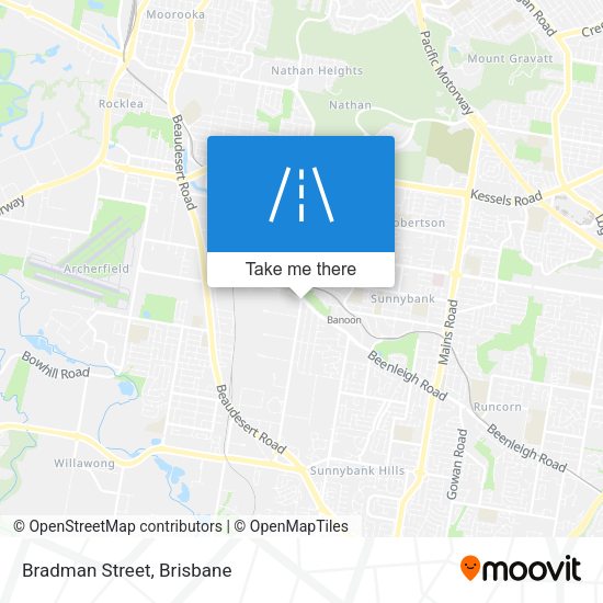 Bradman Street map
