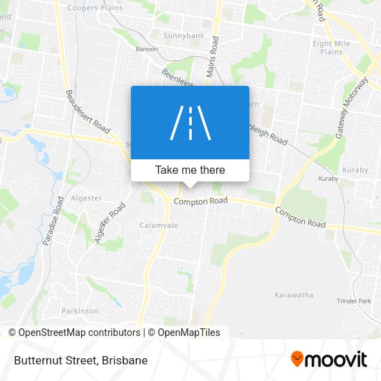 Butternut Street map