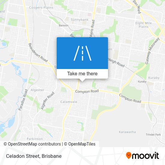 Celadon Street map