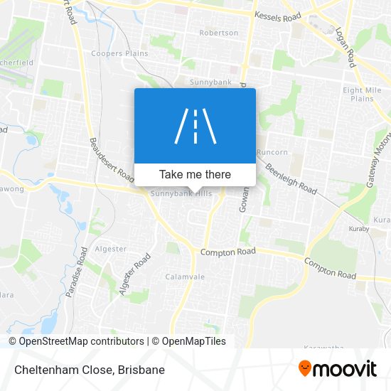 Cheltenham Close map