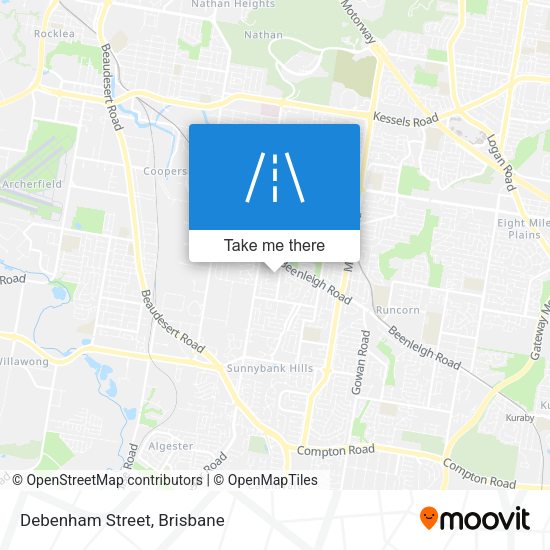 Debenham Street map