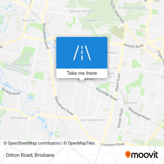 Ditton Road map