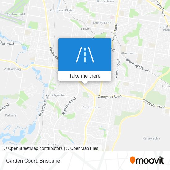 Garden Court map