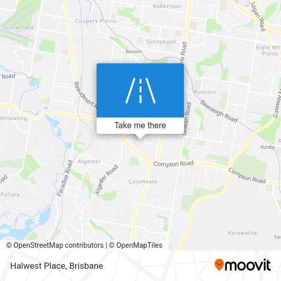 Halwest Place map