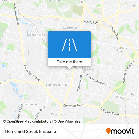 Homeland Street map