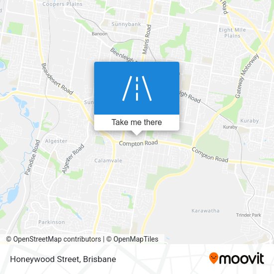 Honeywood Street map