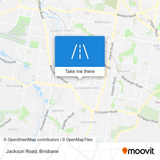 Jackson Road map